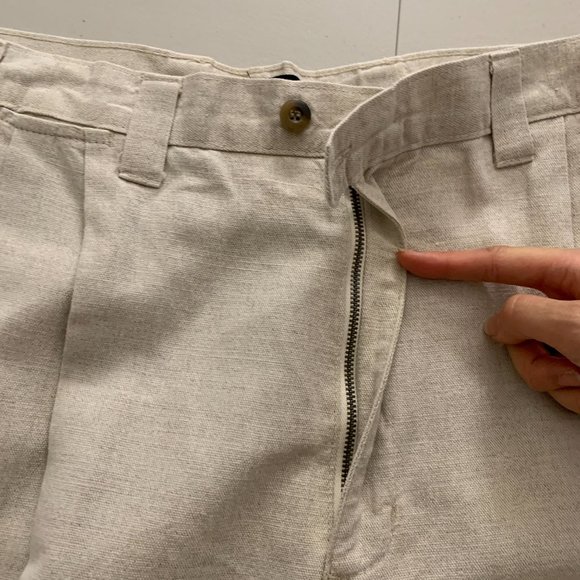 Mens Dockers Linen Khaki 40 x 30 - Picture 13 of 13